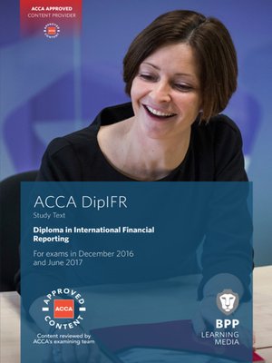 cover image of DipIFR Diploma in International Financial Reporting: Study Text
